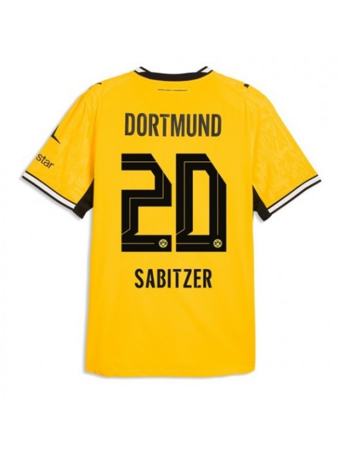 Moški Nogometna dresi replika Borussia Dortmund Marcel Sabitzer #20 Domači 2026-27 Kratek rokav Moški Nogometna dresi replika Borussia Dortmund Marcel Sabitzer #20 Domači 2026-27 Kratek rokav